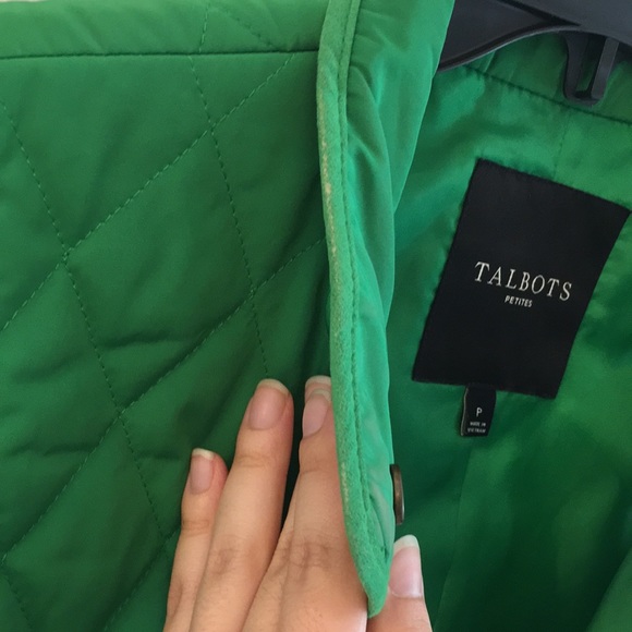 Talbots Green Puffy Vest - Picture 7 of 14